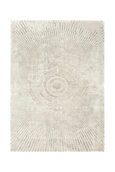 Covor Modern Living Gri/Crem din Poliester/Polipropilena SilaLux 2997A